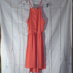 Needle & Thread Anthropologie sheer boho chic spaghetti strap midi dress